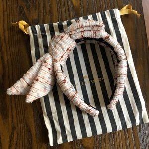 Lele Sadoughi Tweed Holly Knotted Headband